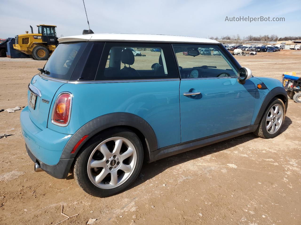 2007 Mini Cooper  Синий vin: WMWMF33577TT54516