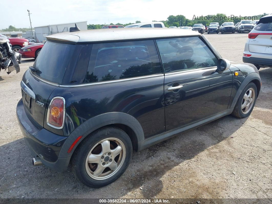 2007 Mini Cooper   Black vin: WMWMF33587TL68666