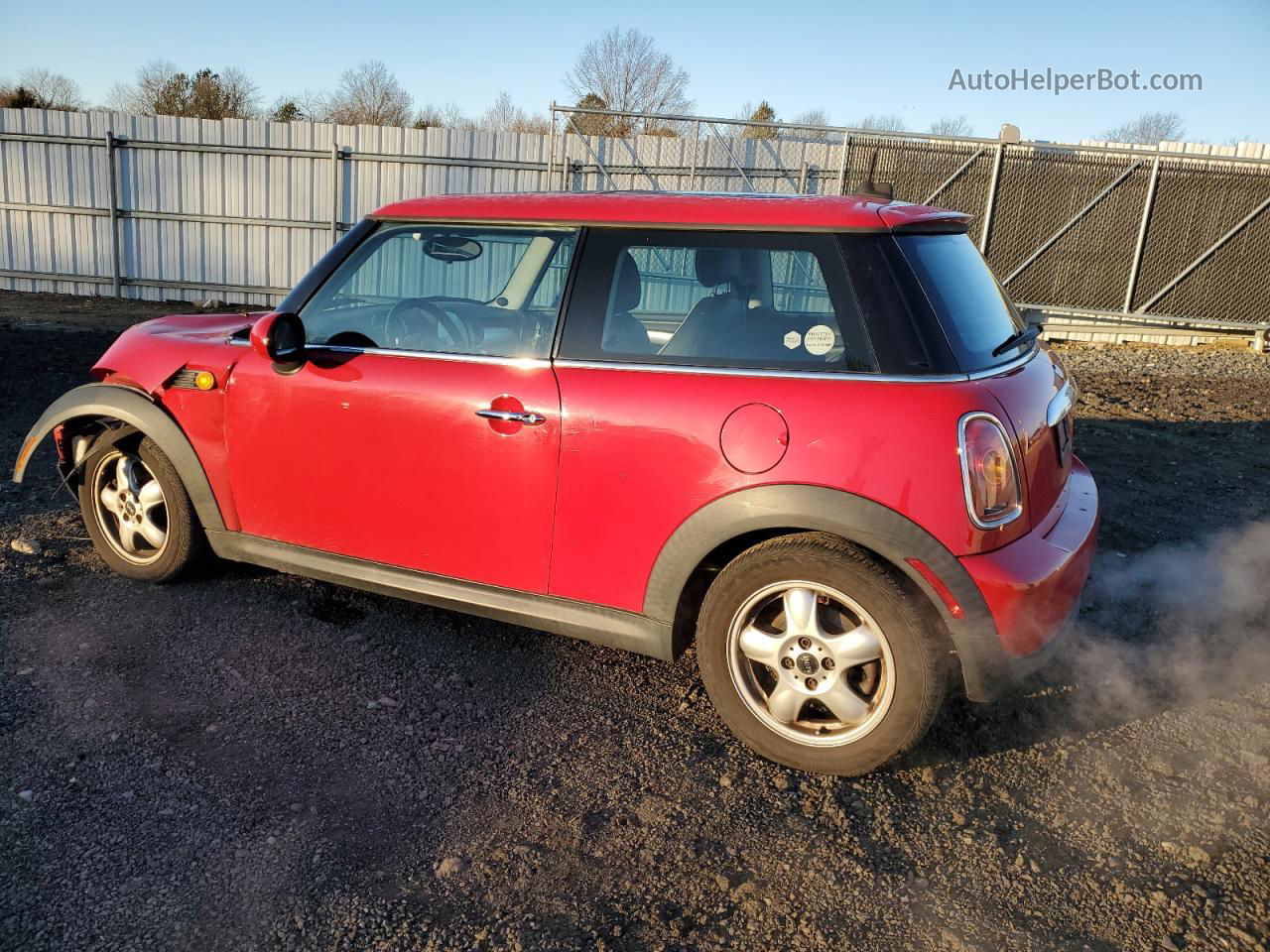 2007 Mini Cooper  Red vin: WMWMF33587TT50037