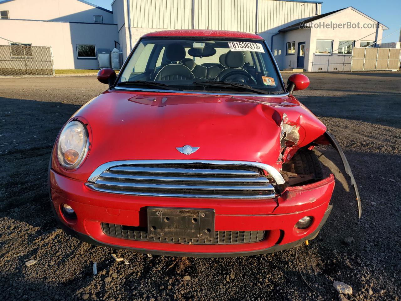 2007 Mini Cooper  Red vin: WMWMF33587TT50037