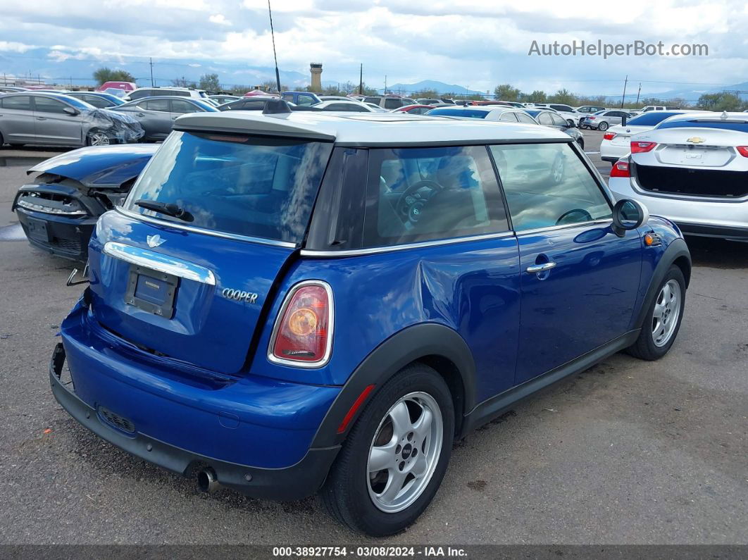 2007 Mini Cooper   Синий vin: WMWMF33587TT54234