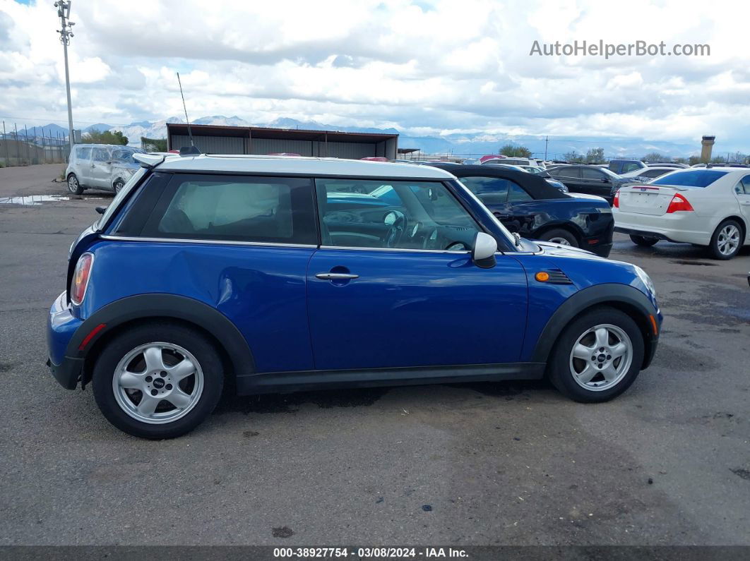 2007 Mini Cooper   Синий vin: WMWMF33587TT54234