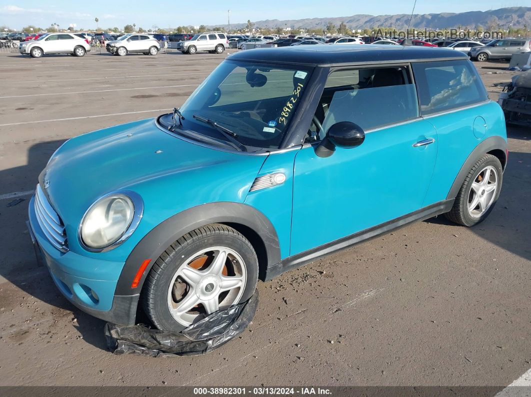 2007 Mini Cooper   Blue vin: WMWMF33587TT59207