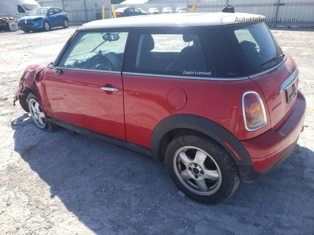 2007 Mini Cooper  Red vin: WMWMF33597TT53402