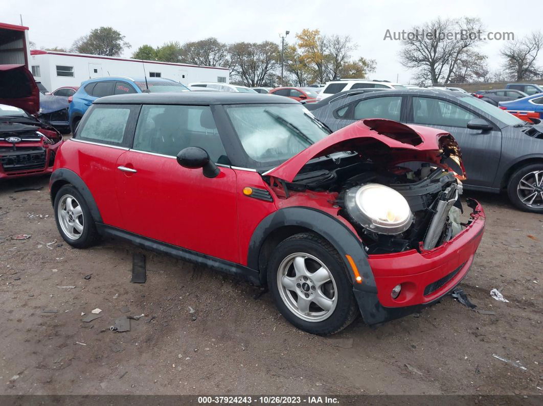 2007 Mini Cooper Red vin: WMWMF33597TT58017