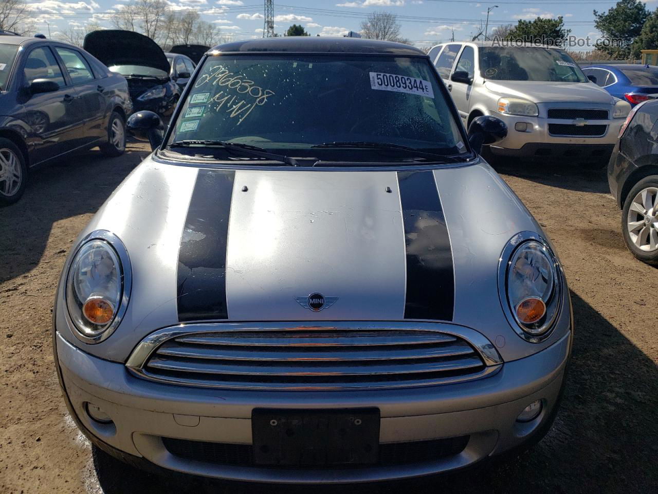 2007 Mini Cooper  Серый vin: WMWMF335X7TL68359