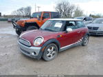 2007 Mini Cooper   Maroon vin: WMWMF335X7TU61852