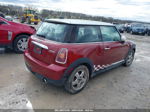 2007 Mini Cooper   Maroon vin: WMWMF335X7TU61852