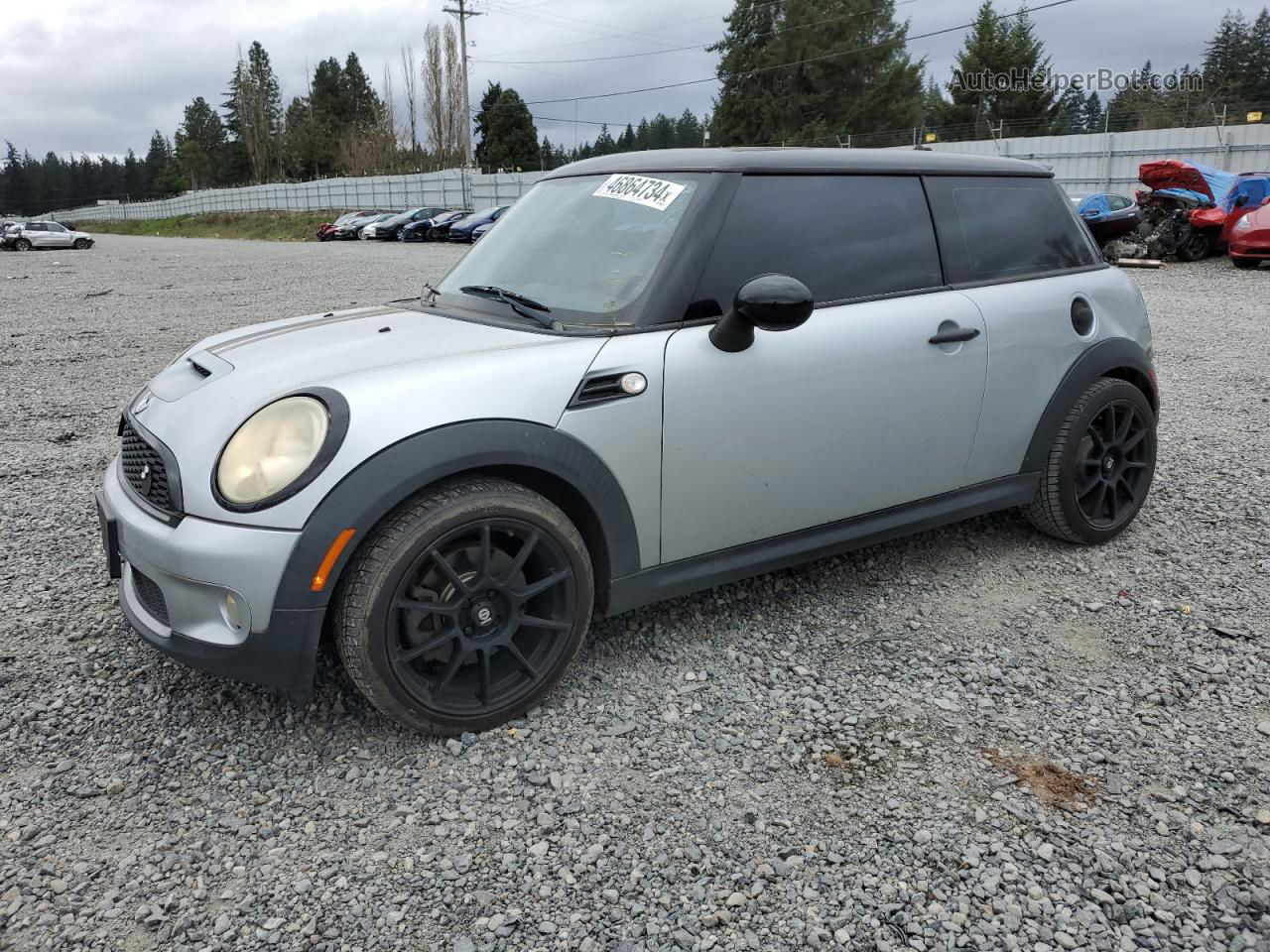 2007 Mini Cooper S Silver vin: WMWMF73517TL85025