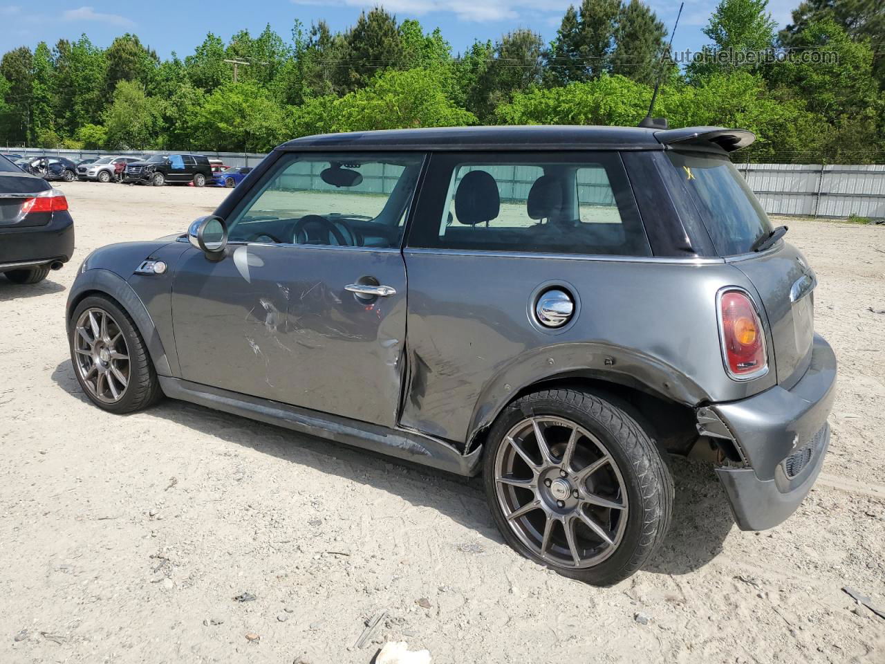 2007 Mini Cooper S Gray vin: WMWMF73517TV30015