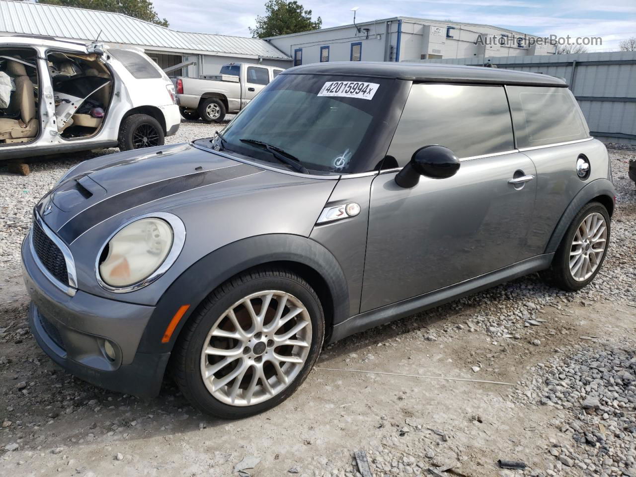 2007 Mini Cooper S Gray vin: WMWMF73537TL92929