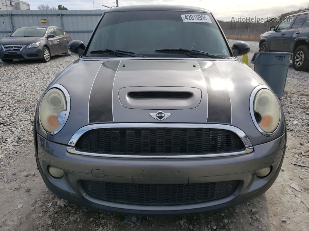 2007 Mini Cooper S Gray vin: WMWMF73537TL92929