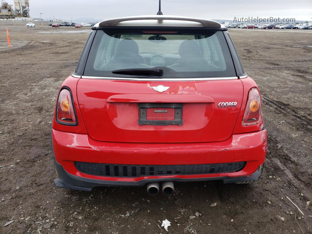 2007 Mini Cooper S Красный vin: WMWMF73537TT80439