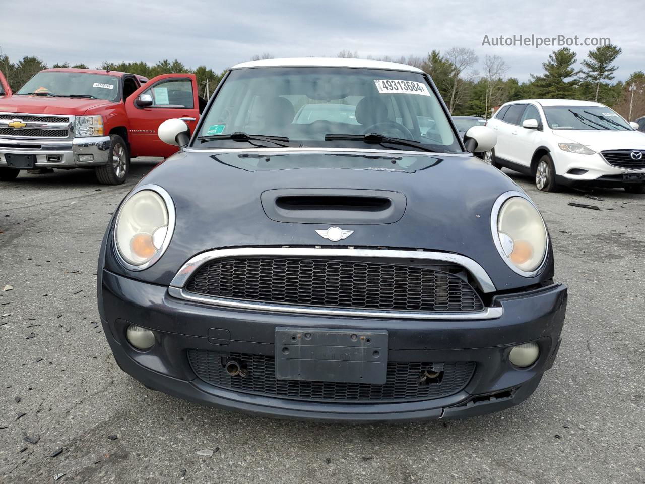 2007 Mini Cooper S Черный vin: WMWMF73537TT85771