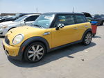 2007 Mini Cooper S Yellow vin: WMWMF73537TV31568