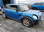 2007 Mini Cooper S Blue vin: WMWMF73547TL85701