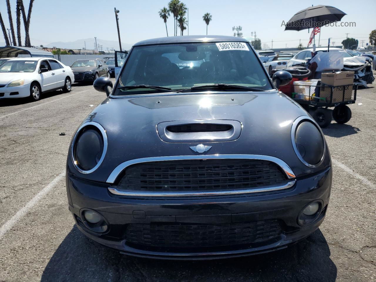 2007 Mini Cooper S Черный vin: WMWMF73547TL90364