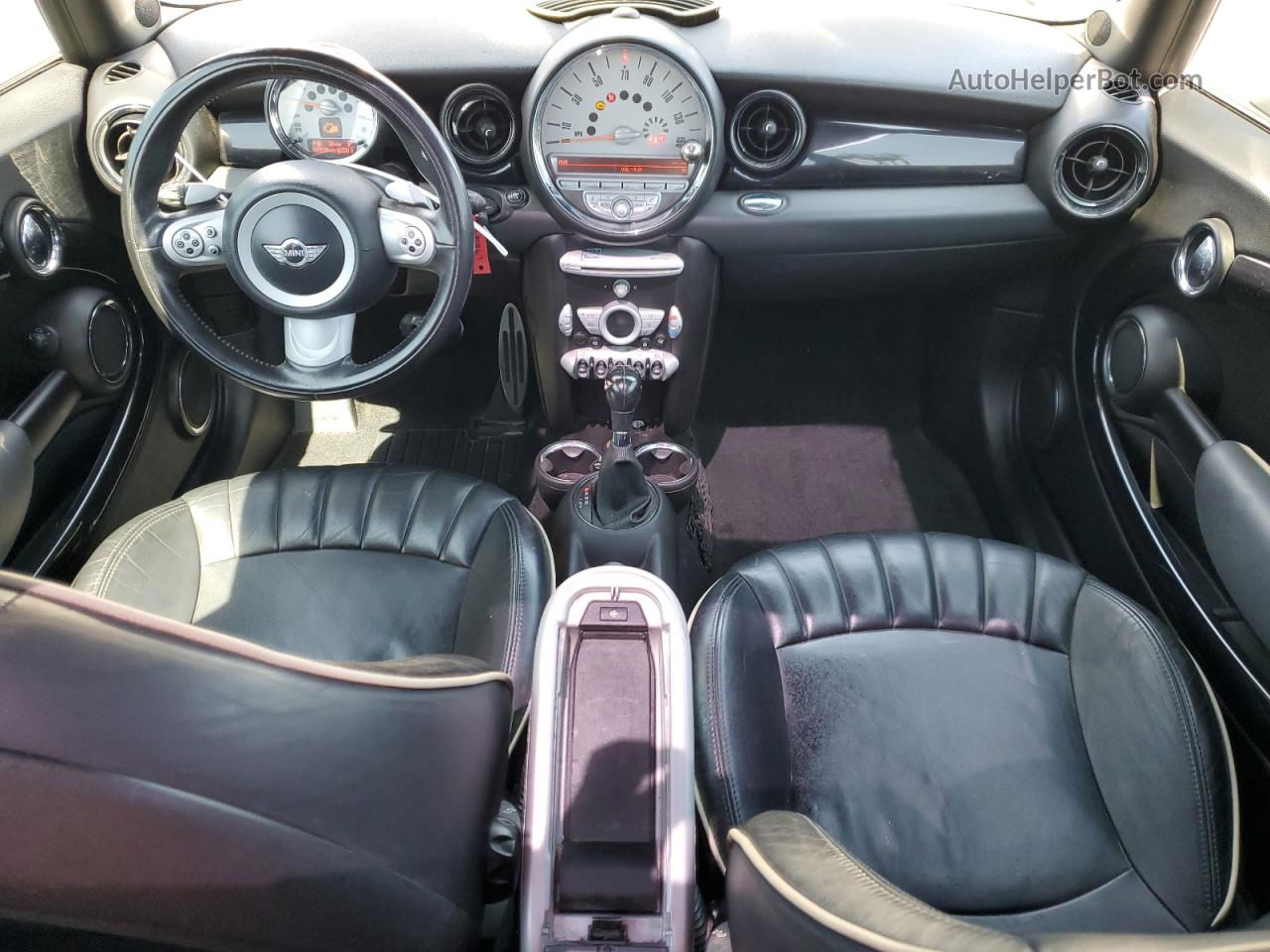 2007 Mini Cooper S Black vin: WMWMF73547TL90364