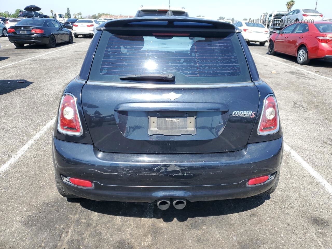 2007 Mini Cooper S Черный vin: WMWMF73547TL90364