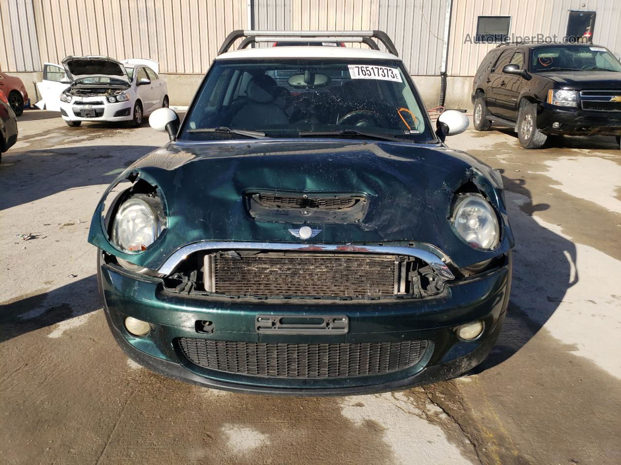 2007 Mini Cooper S Green vin: WMWMF73557TL92527