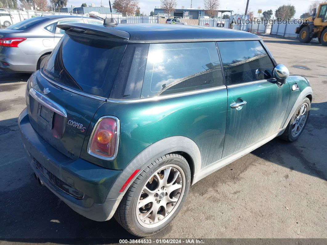 2007 Mini Cooper S   Green vin: WMWMF73557TT82502