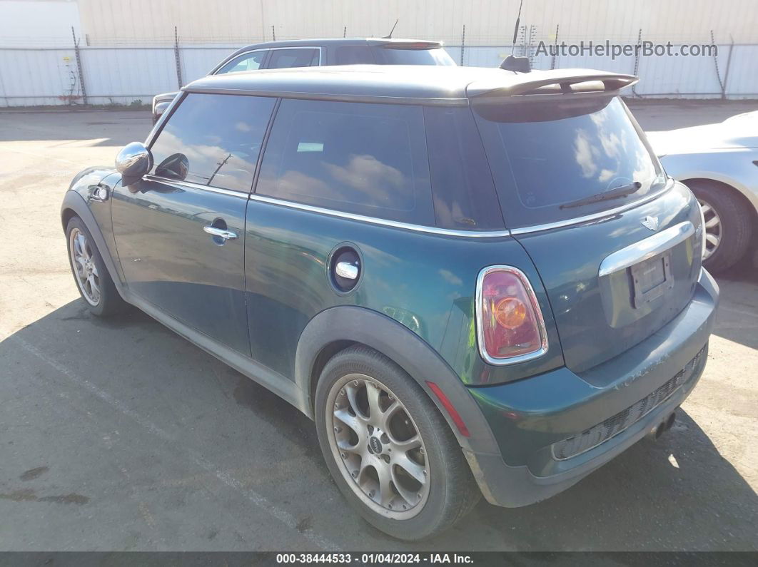 2007 Mini Cooper S   Green vin: WMWMF73557TT82502