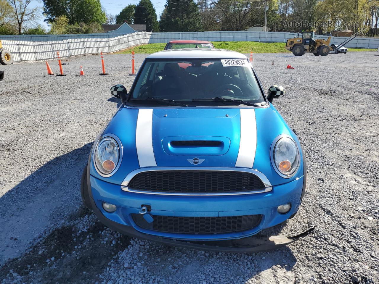 2007 Mini Cooper S Blue vin: WMWMF73577TL83201