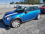 2007 Mini Cooper S Синий vin: WMWMF73577TL83201