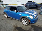 2007 Mini Cooper S Blue vin: WMWMF73577TL89564