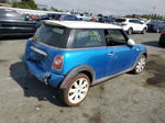 2007 Mini Cooper S Blue vin: WMWMF73577TL89564