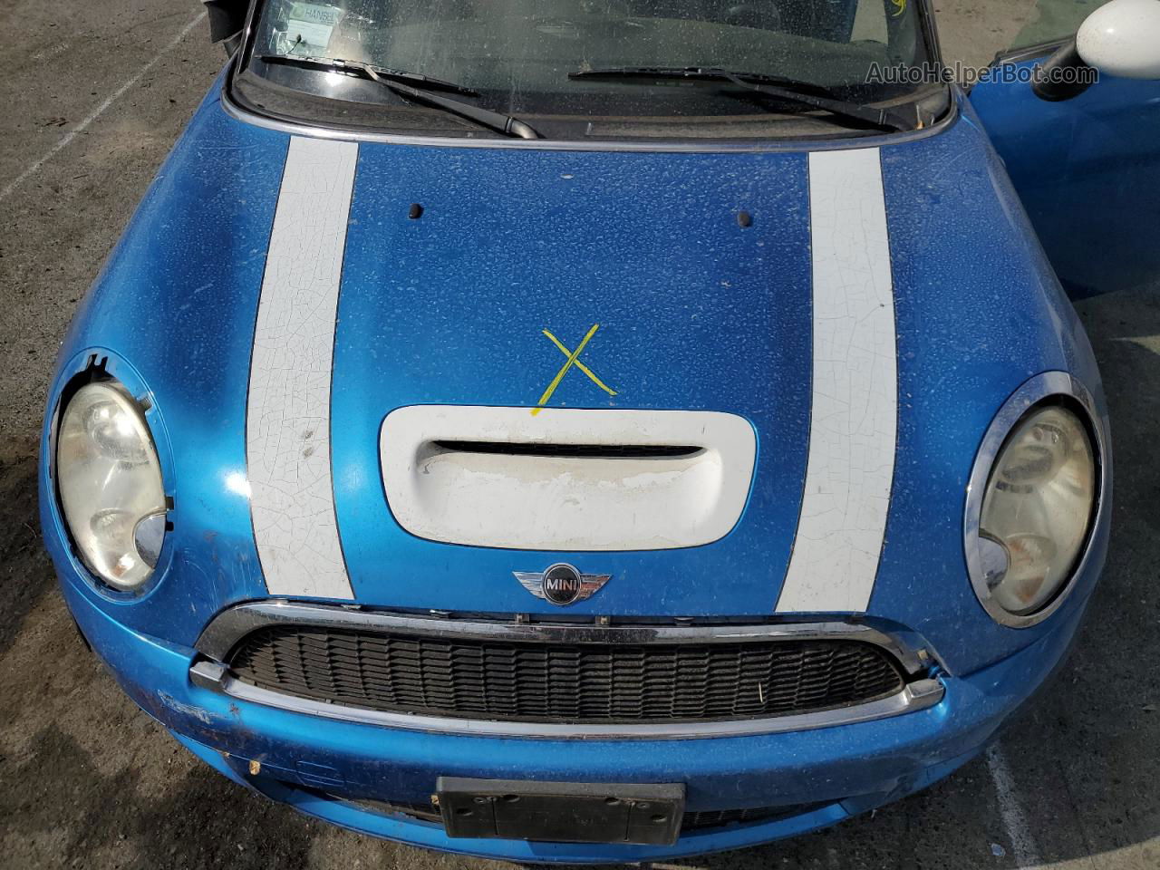 2007 Mini Cooper S Blue vin: WMWMF73577TL89564