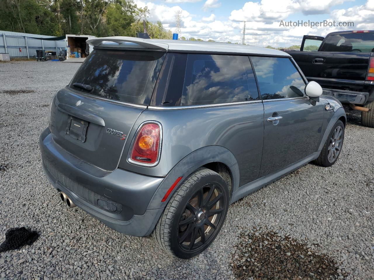 2007 Mini Cooper S Gray vin: WMWMF73597TL84396