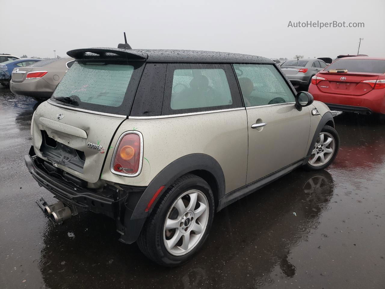 2007 Mini Cooper S Tan vin: WMWMF73597TL90781