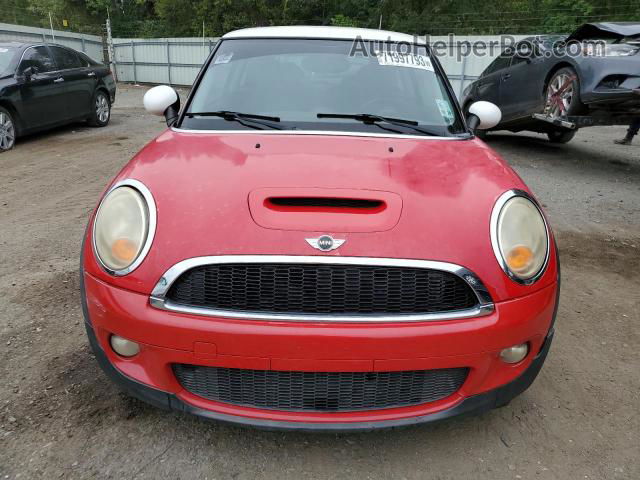 2007 Mini Cooper S Красный vin: WMWMF73597TV31994