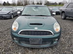 2007 Mini Cooper S Зеленый vin: WMWMF735X7TL89851