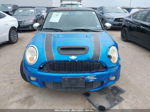 2007 Mini Cooper Hardtop S Blue vin: WMWMF735X7TT82060