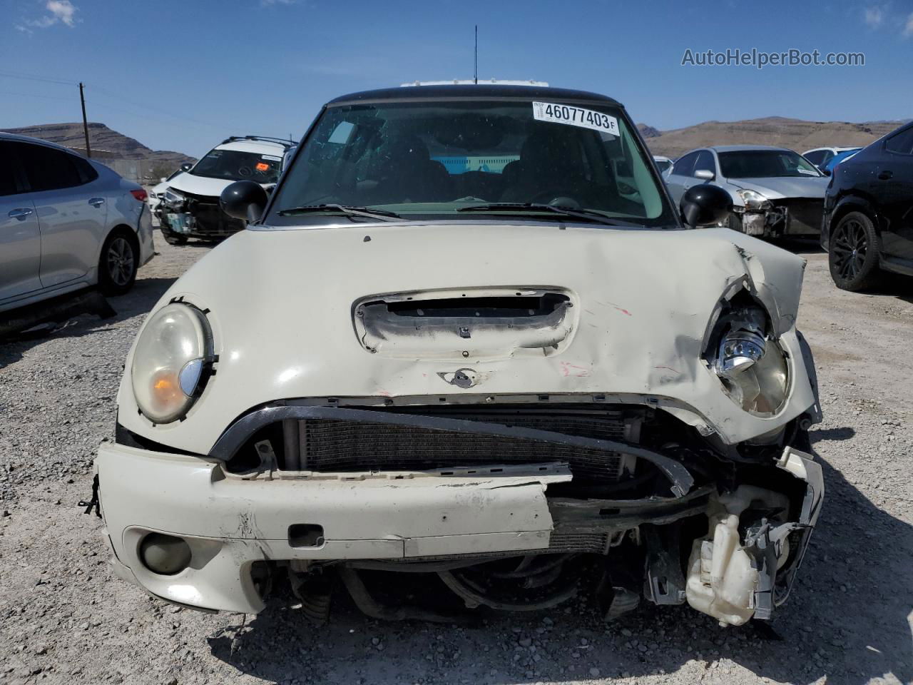 2007 Mini Cooper S Cream vin: WMWMF735X7TT83791