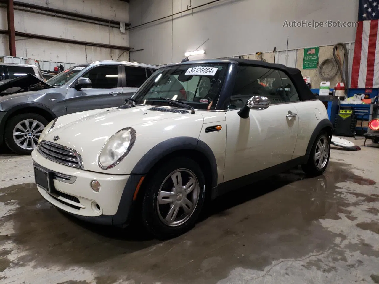 2007 Mini Cooper  Cream vin: WMWRF33517TG16975