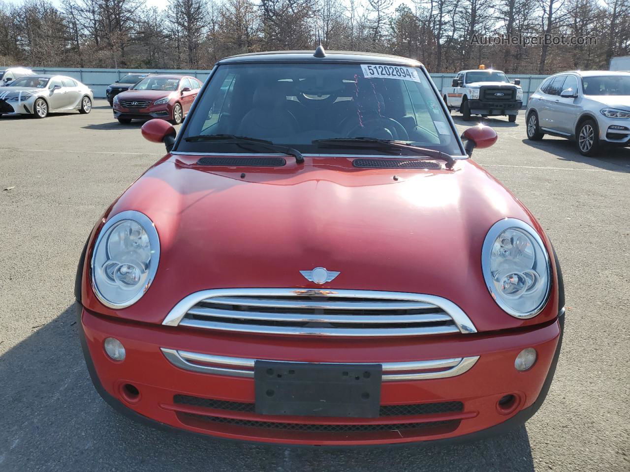 2007 Mini Cooper  Red vin: WMWRF33517TG17818