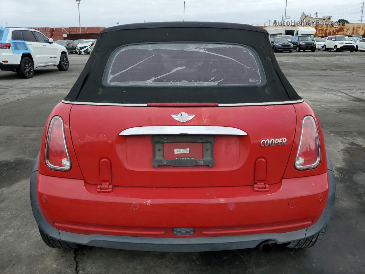 2007 Mini Cooper  Красный vin: WMWRF33527TF67155