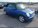 2007 Mini Cooper   Blue vin: WMWRF33547TF66959