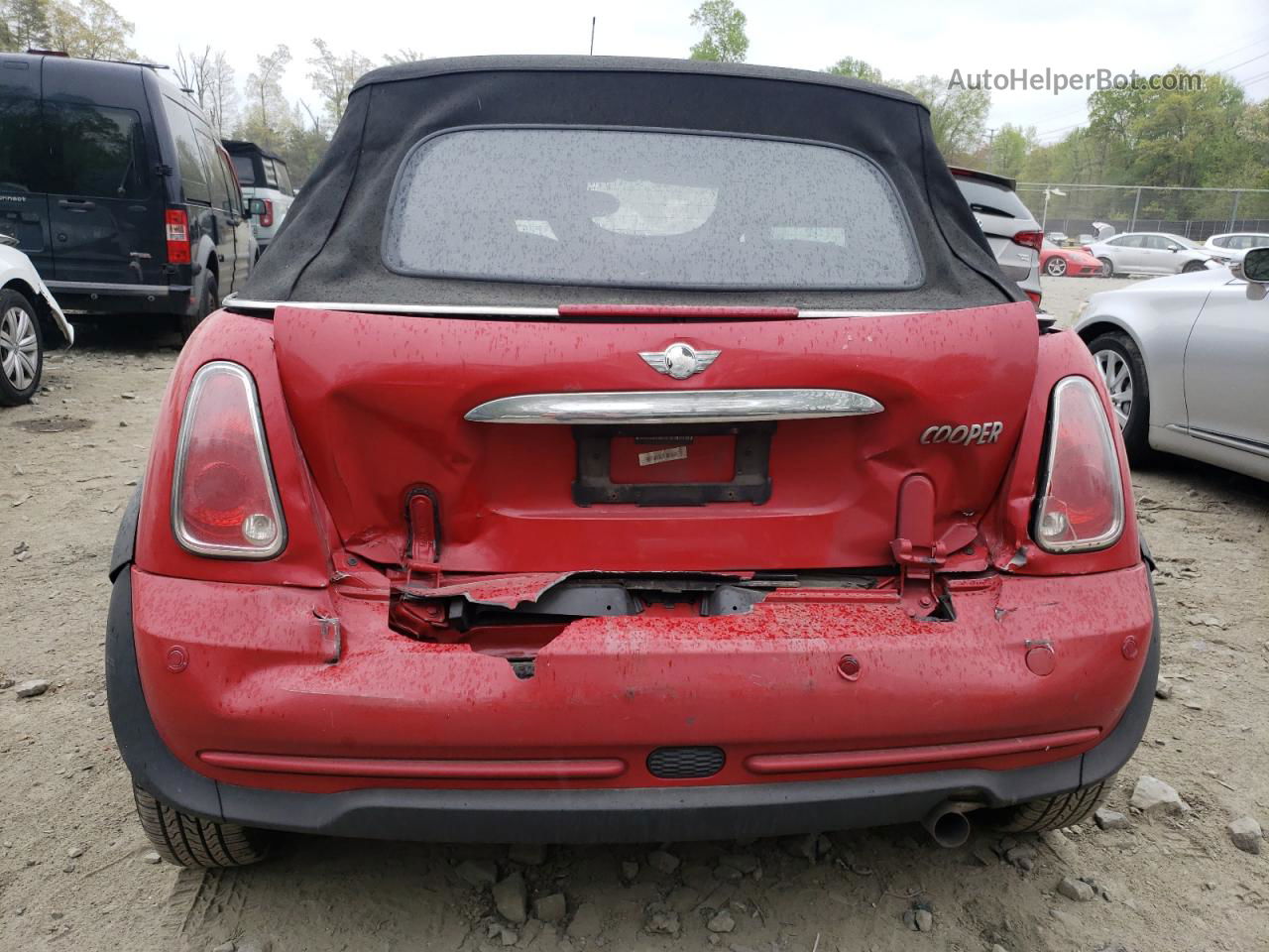 2007 Mini Cooper  Red vin: WMWRF33597TG17288