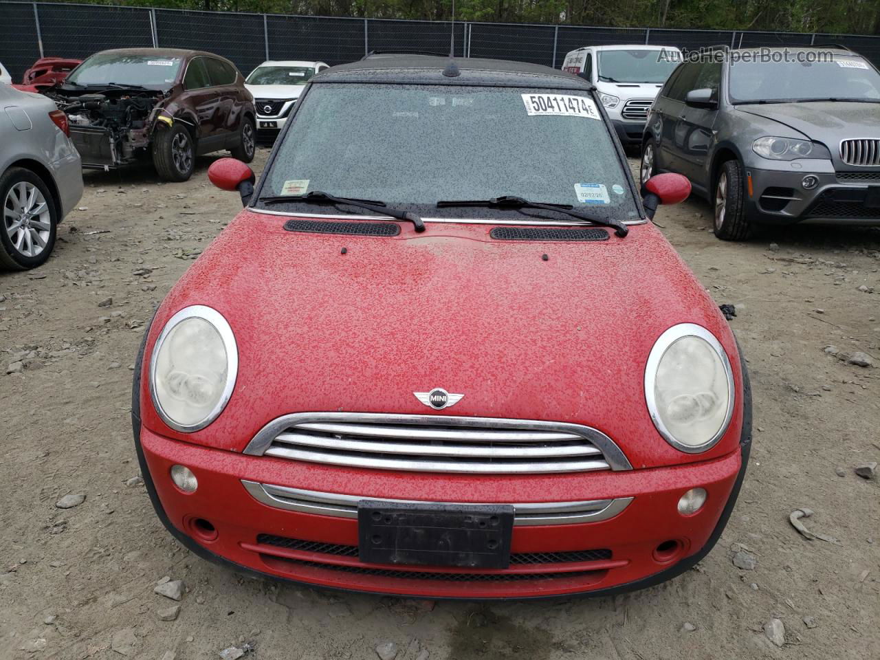 2007 Mini Cooper  Red vin: WMWRF33597TG17288