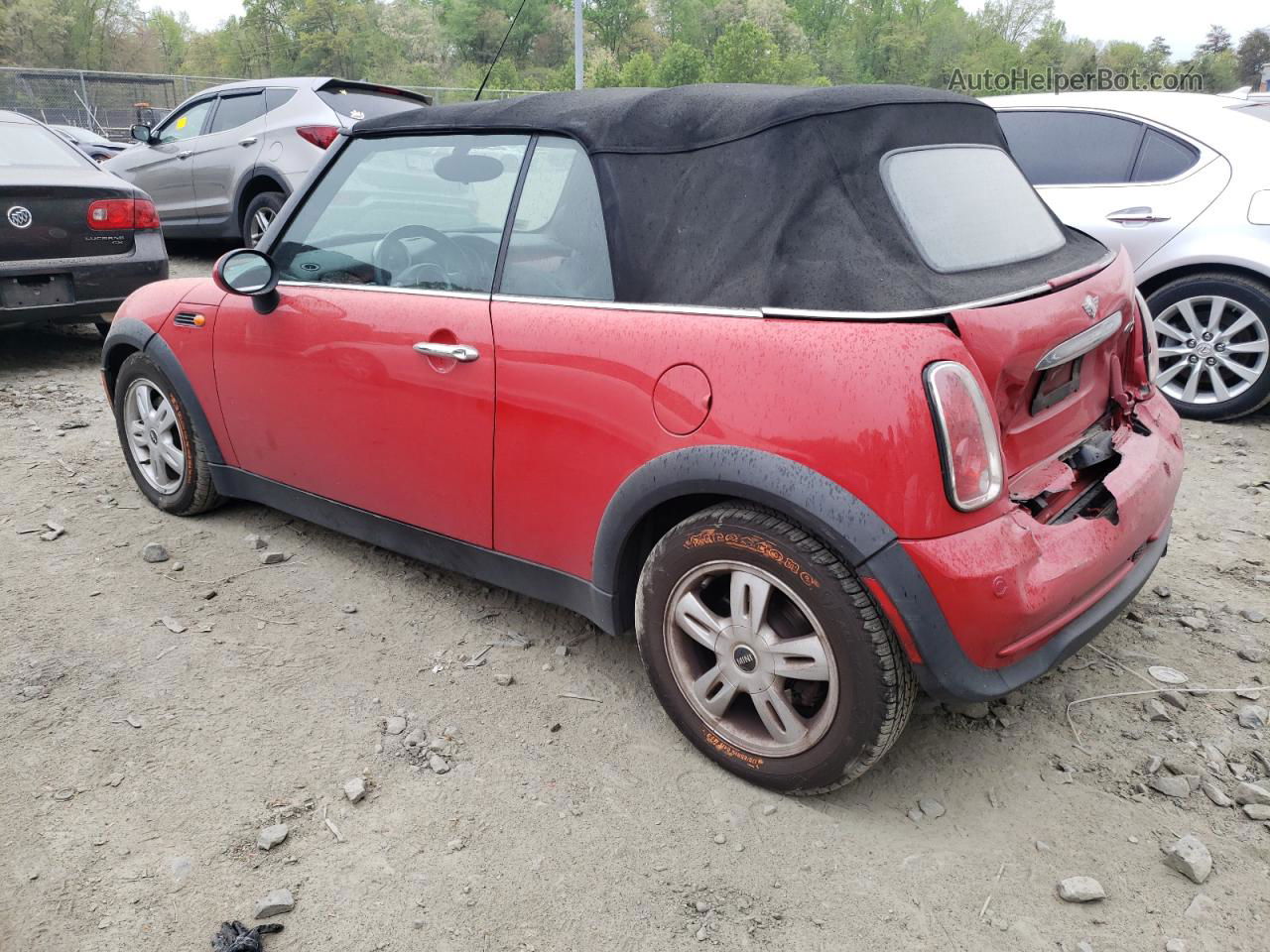 2007 Mini Cooper  Red vin: WMWRF33597TG17288