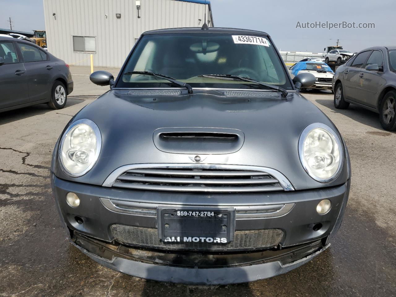 2007 Mini Cooper S Gray vin: WMWRH33537TJ44947