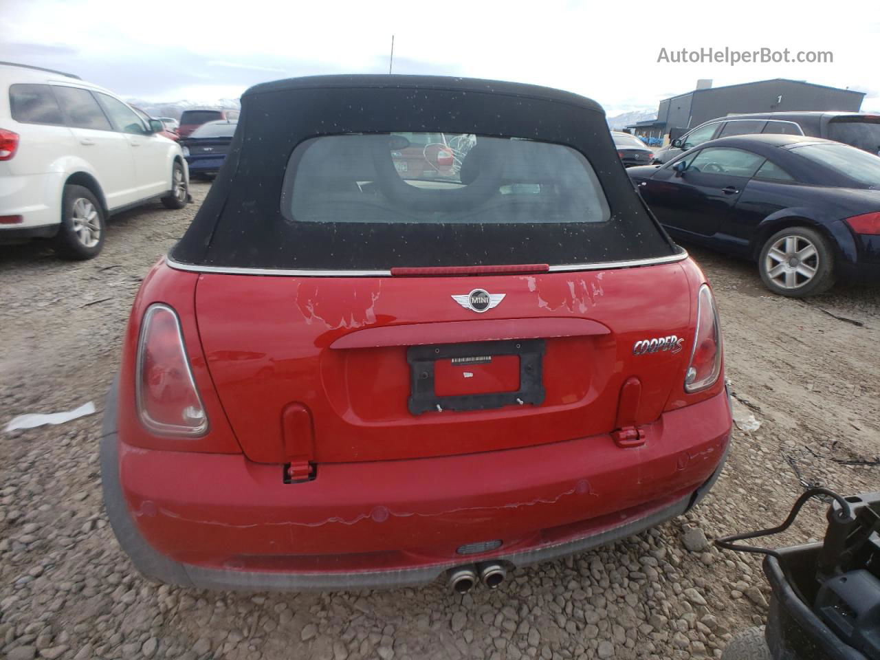 2007 Mini Cooper S Red vin: WMWRH33567TL95705