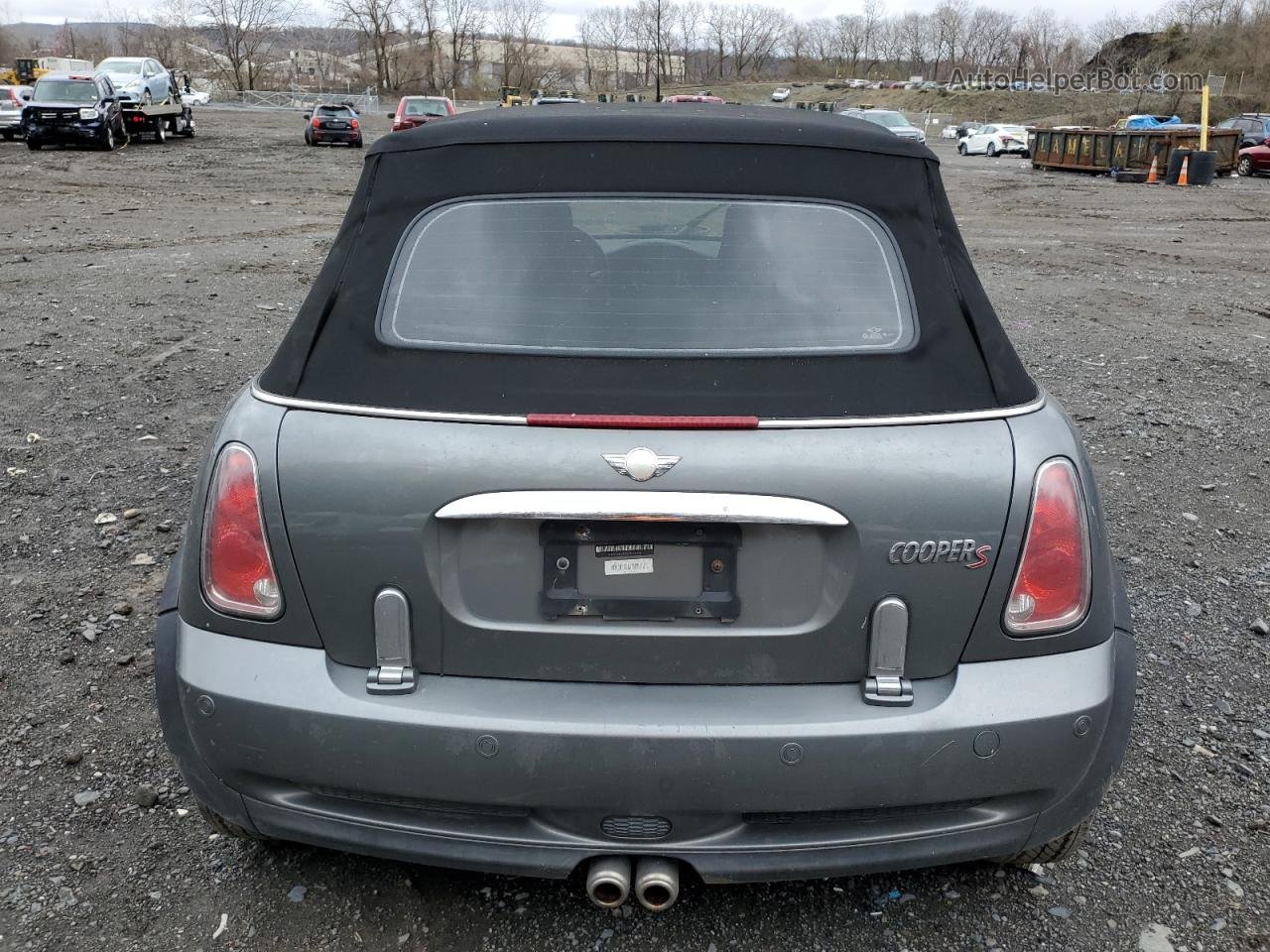 2007 Mini Cooper S Gray vin: WMWRH335X7TJ44430