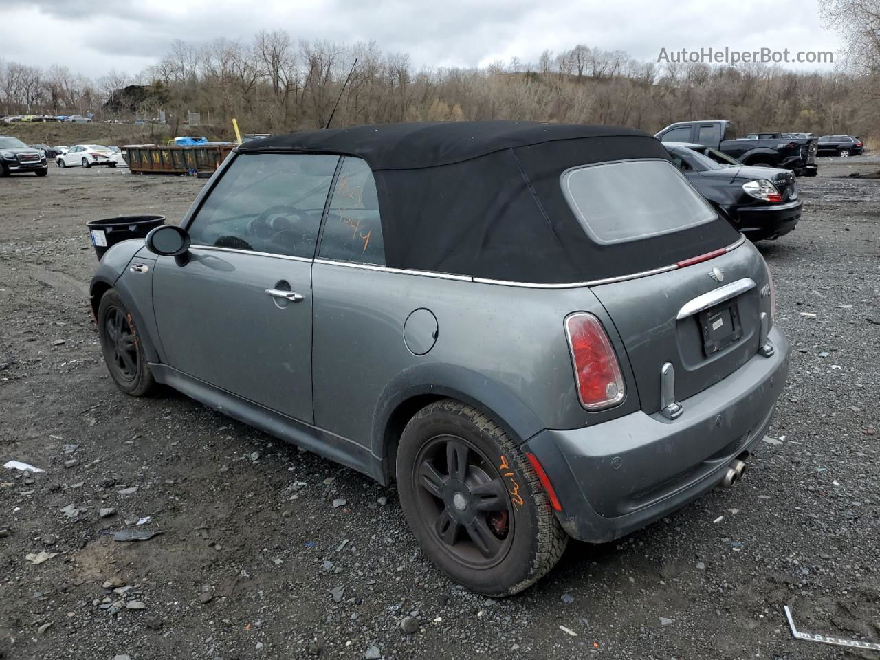 2007 Mini Cooper S Gray vin: WMWRH335X7TJ44430