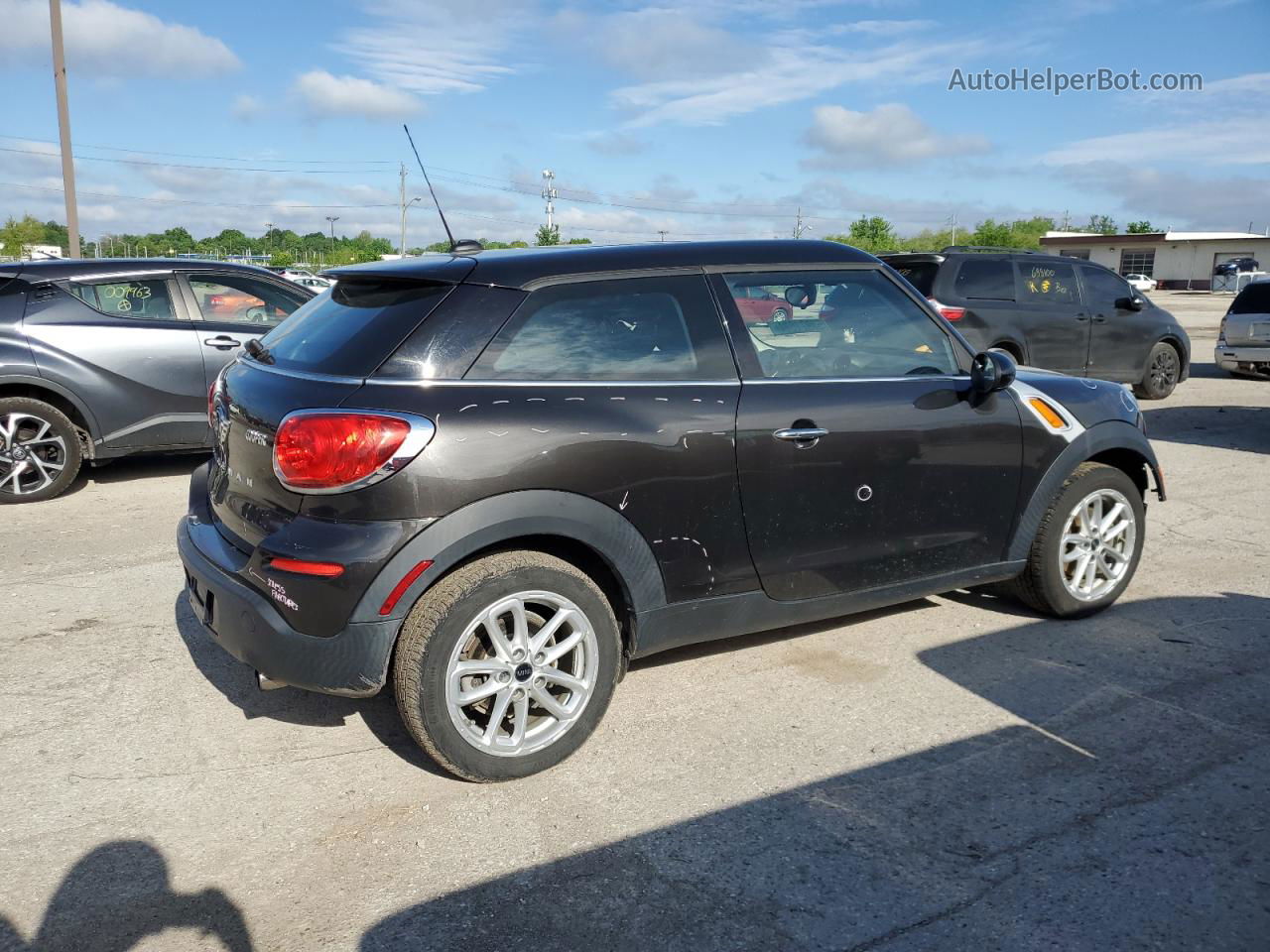 2015 Mini Cooper Paceman Black vin: WMWSS1C54FWN95292