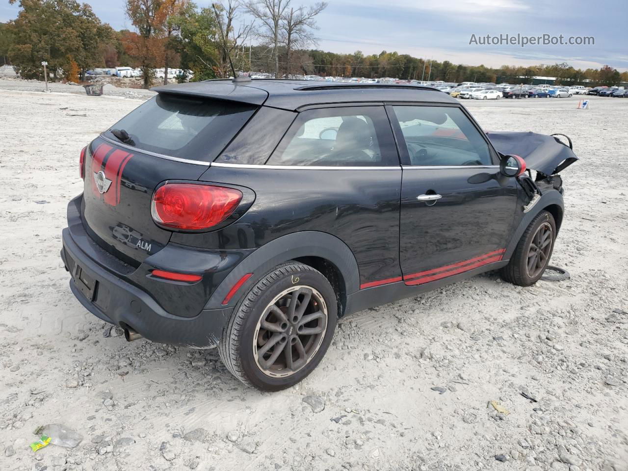 2015 Mini Cooper S Paceman Black vin: WMWSS5C50FWS99743